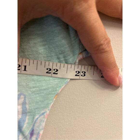 Lilly Pulitzer Mikela 100% Linen T-shirt sz XL - Picture 5 of 8